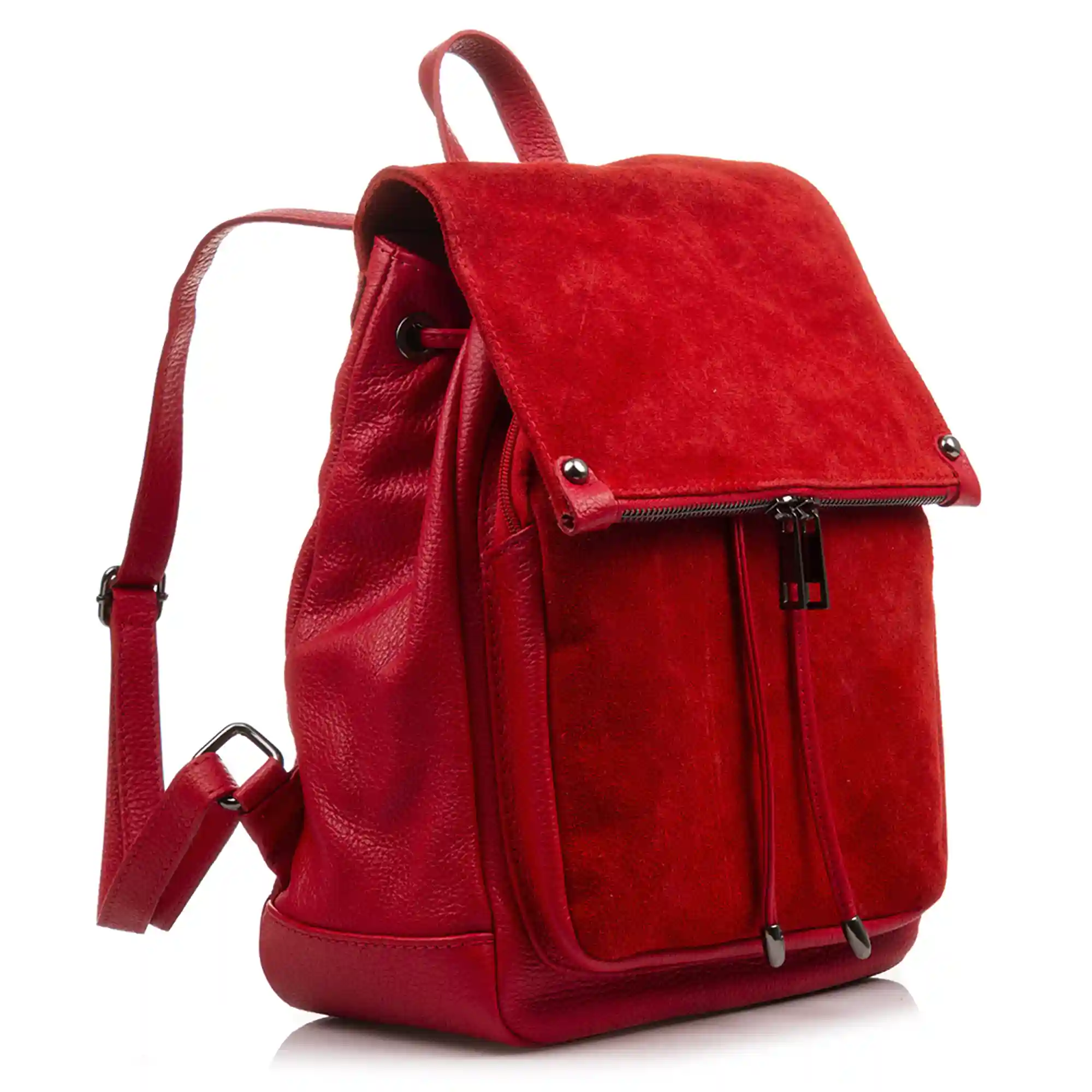 Firenze artegiani Aggius Bolso mochila Mujer. Piel auténtica Dollaro Gamuza COMPRAR AHORA