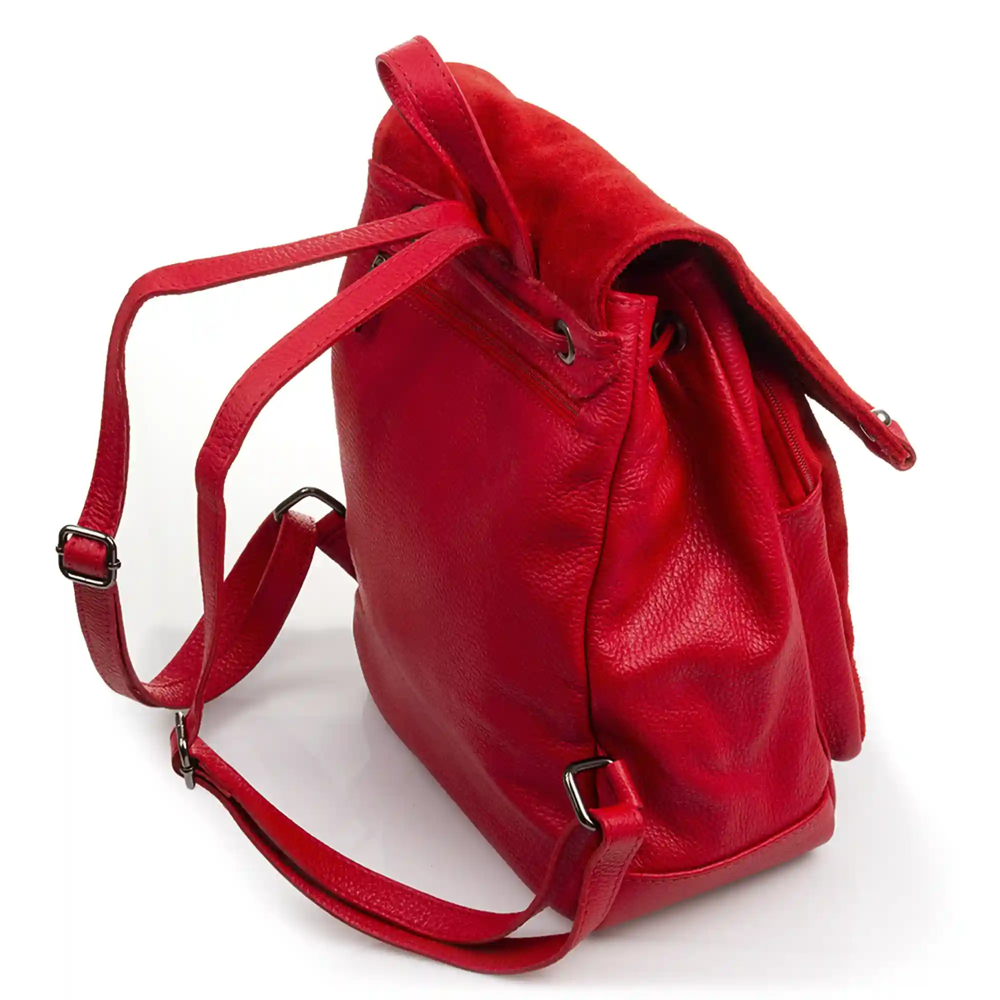 Firenze artegiani Aggius Bolso mochila Mujer. Piel auténtica Dollaro Gamuza COMPRAR AHORA