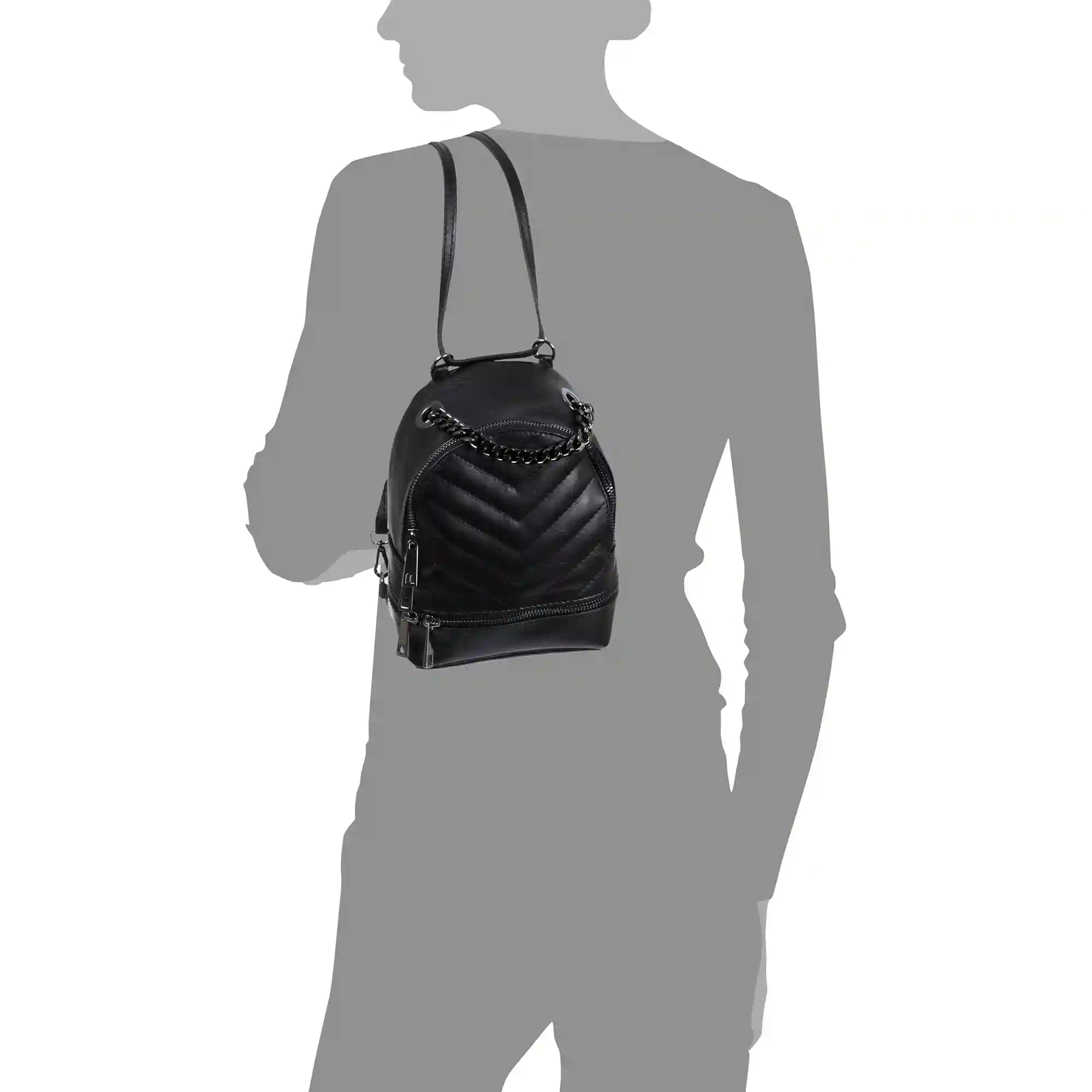 Firenze artegiani Affile Bolso mochila Mujer.Piel auténtica Sauvage ÚLTIMAS EDICIONES