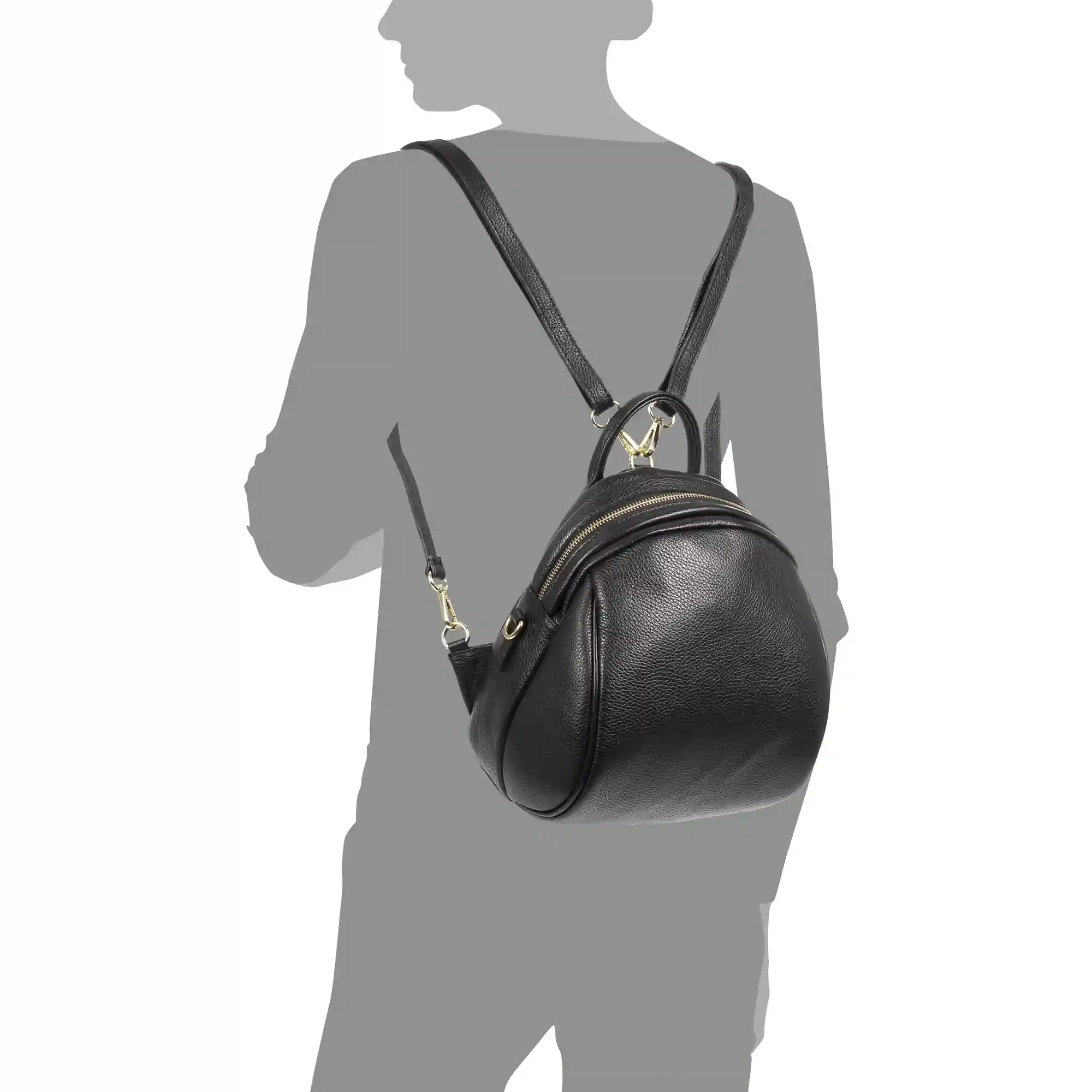 Firenze artegiani Acquaro Bolso Mochila Piel Auténtica Dollaro Últimos 2 días