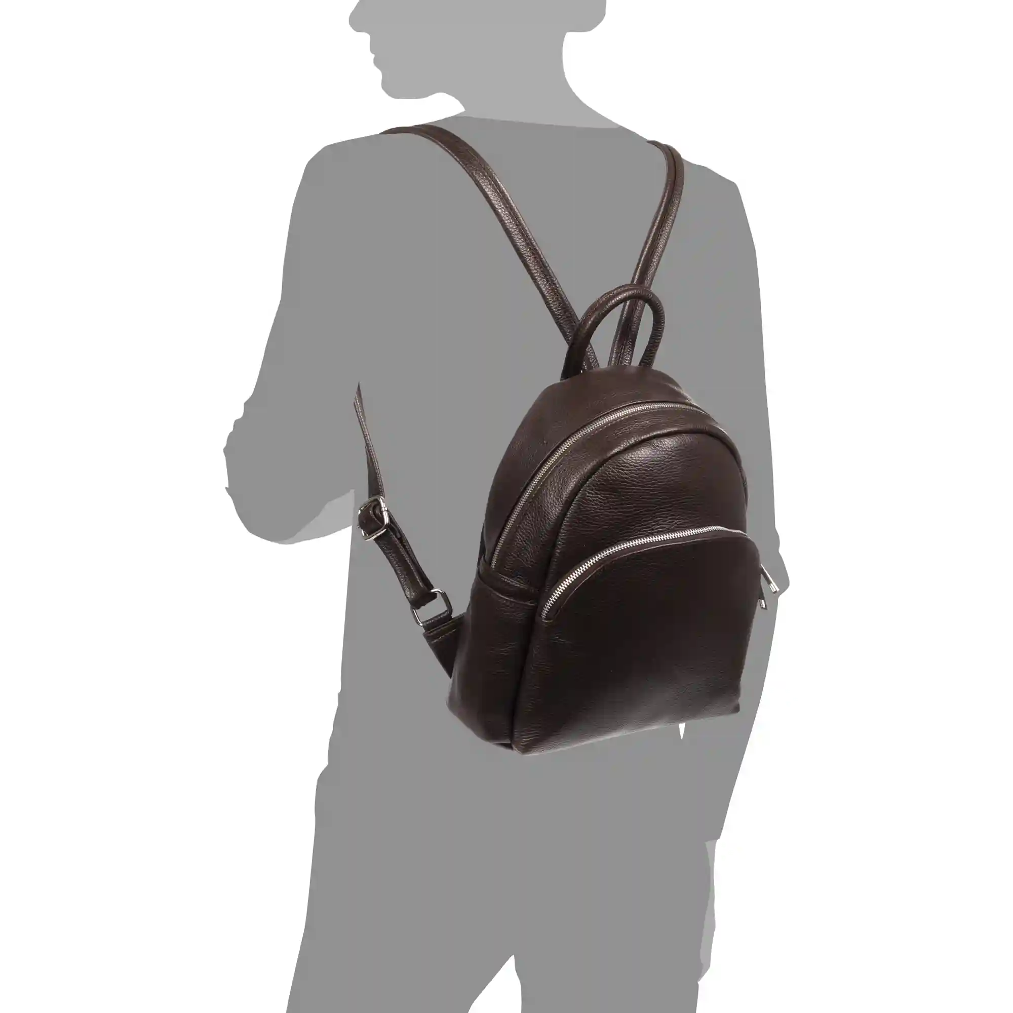 Firenze artegiani Acquafondata Bolso Mochila Piel Auténtica Dollaro Promoción por tiempo limitado