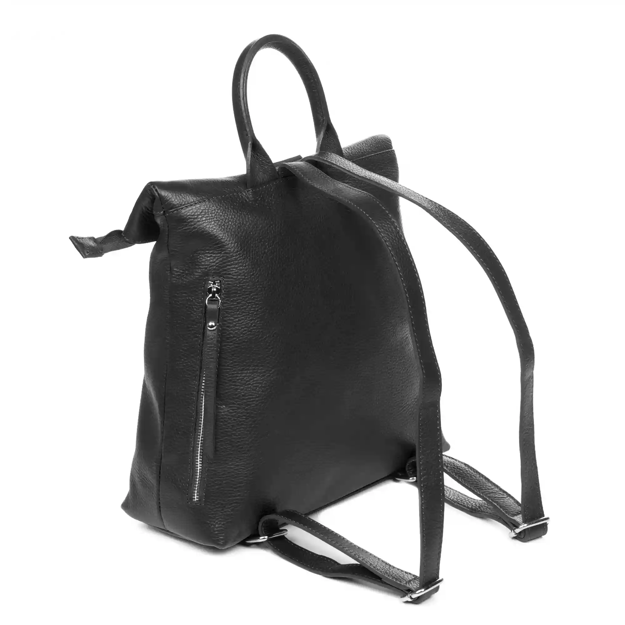 Firenze artegiani Foca Bolso mochila Mujer.Piel auténtica Dollaro Solo hoy