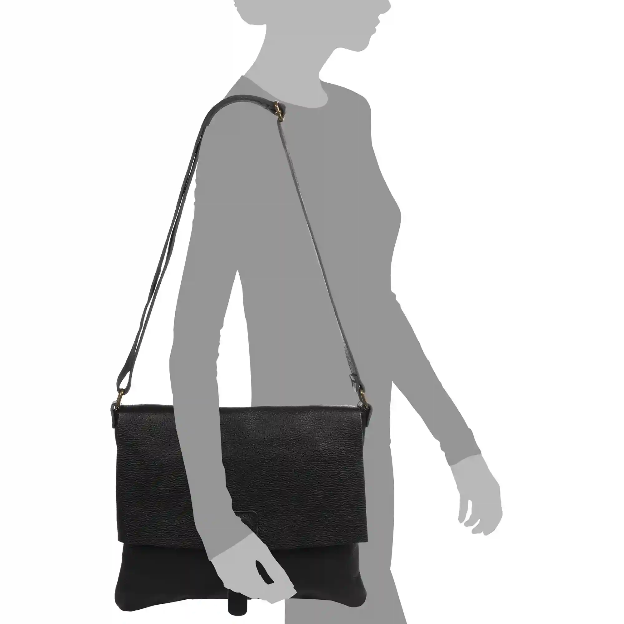 Firenze artegiani Abbadia Bolso Satchel Mujer.Piel auténtica Dollaro Promoción trimestral