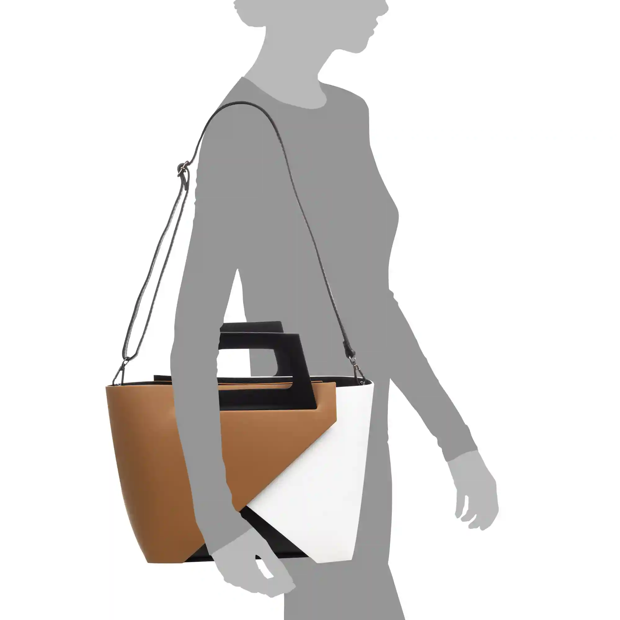 Firenze artegiani Arcinazzo bolso Shopper mujer. Piel auténtica acabado Ruga Grandes descuentos