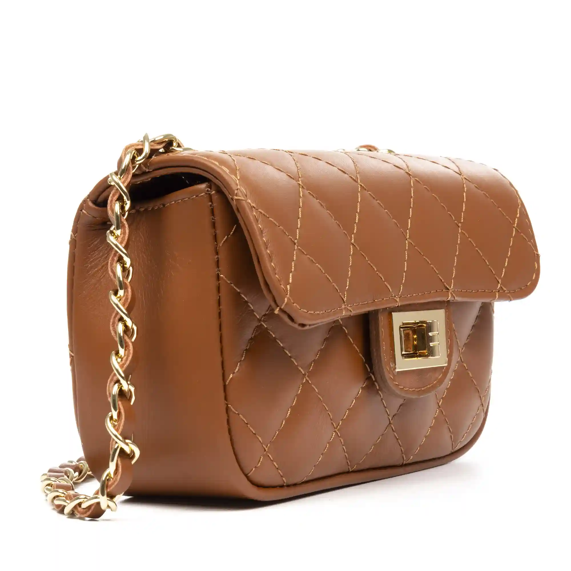 Firenze artegiani Amaro bolso bandolera Mujer. Piel auténtica Sauvage Acolchado Envío internacional gratuito