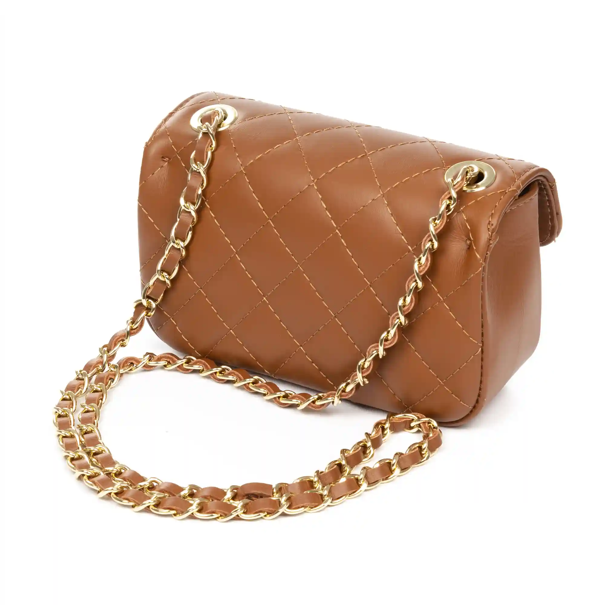 Firenze artegiani Amaro bolso bandolera Mujer. Piel auténtica Sauvage Acolchado Envío internacional gratuito