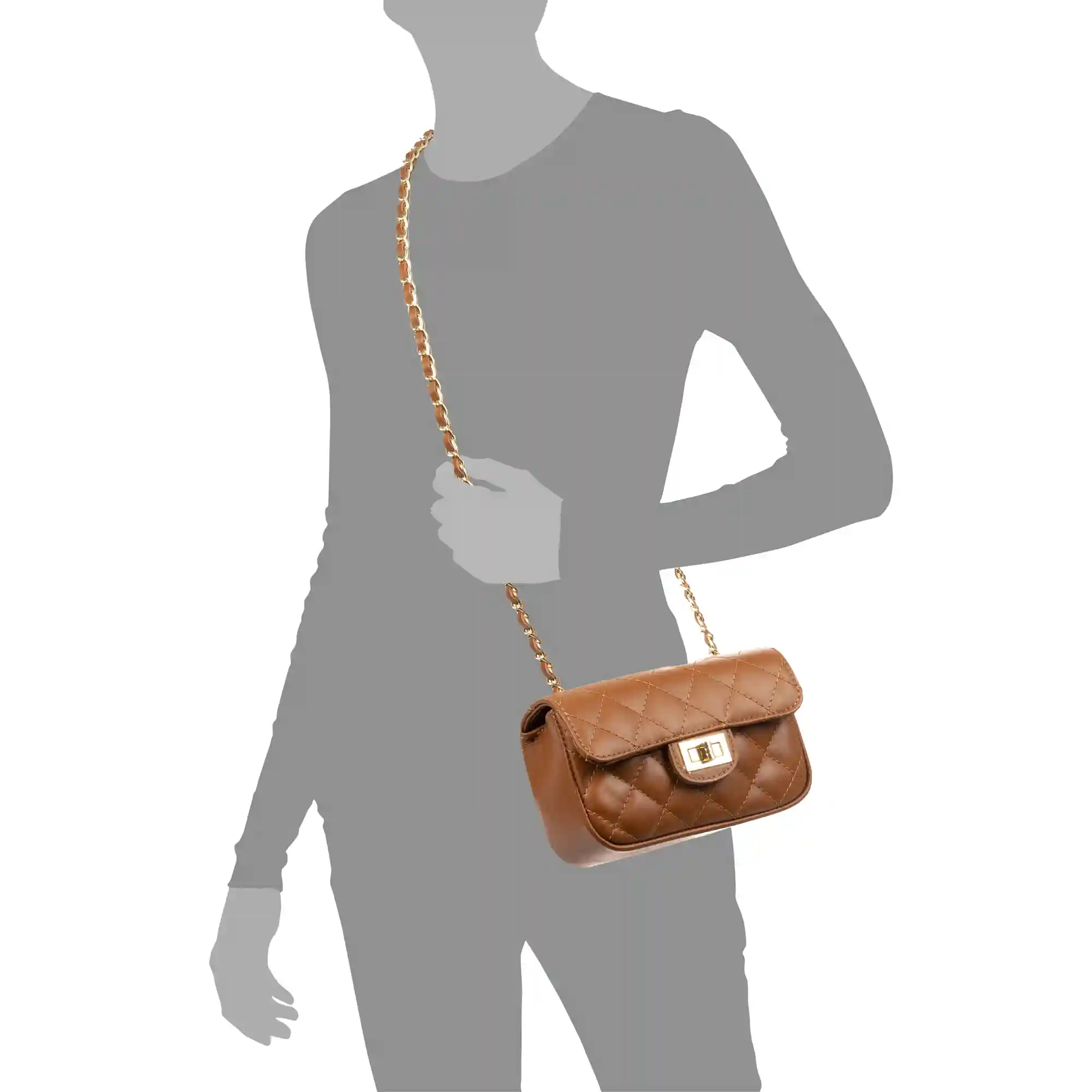 Firenze artegiani Amaro bolso bandolera Mujer. Piel auténtica Sauvage Acolchado Envío internacional gratuito
