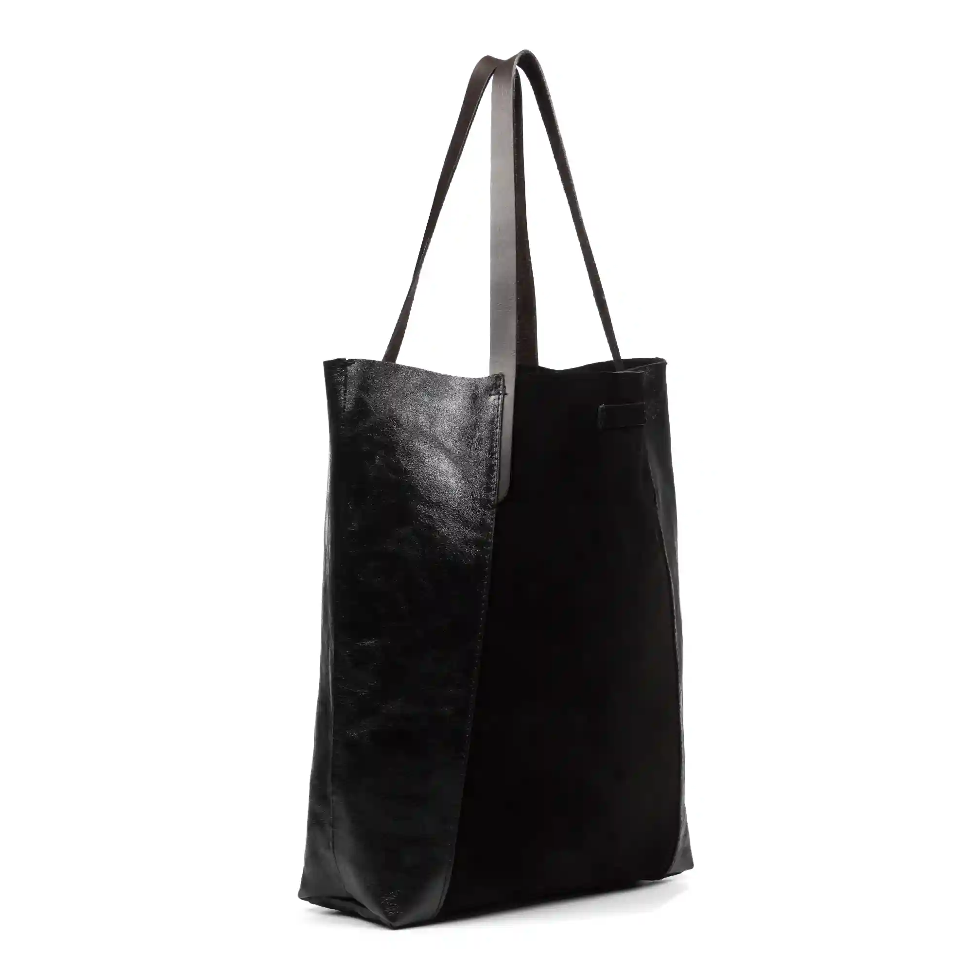 Firenze artegiani Ales bolso Shopper mujer. Piel auténtica Gamuza Lacada En oferta