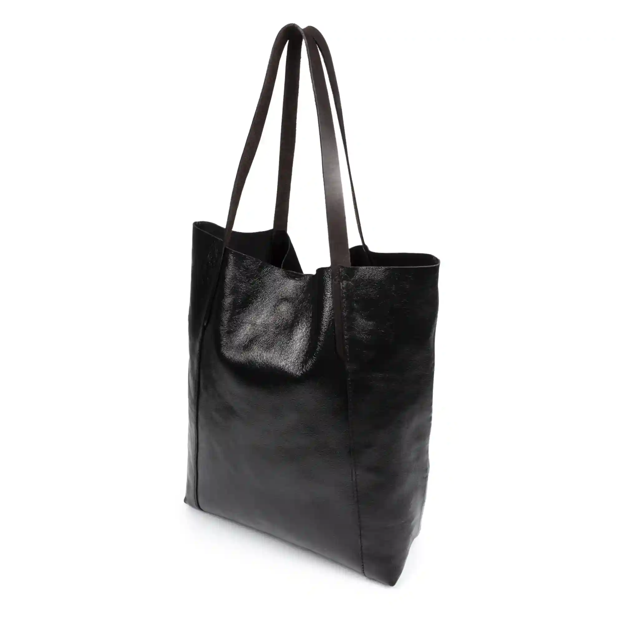 Firenze artegiani Ales bolso Shopper mujer. Piel auténtica Gamuza Lacada En oferta