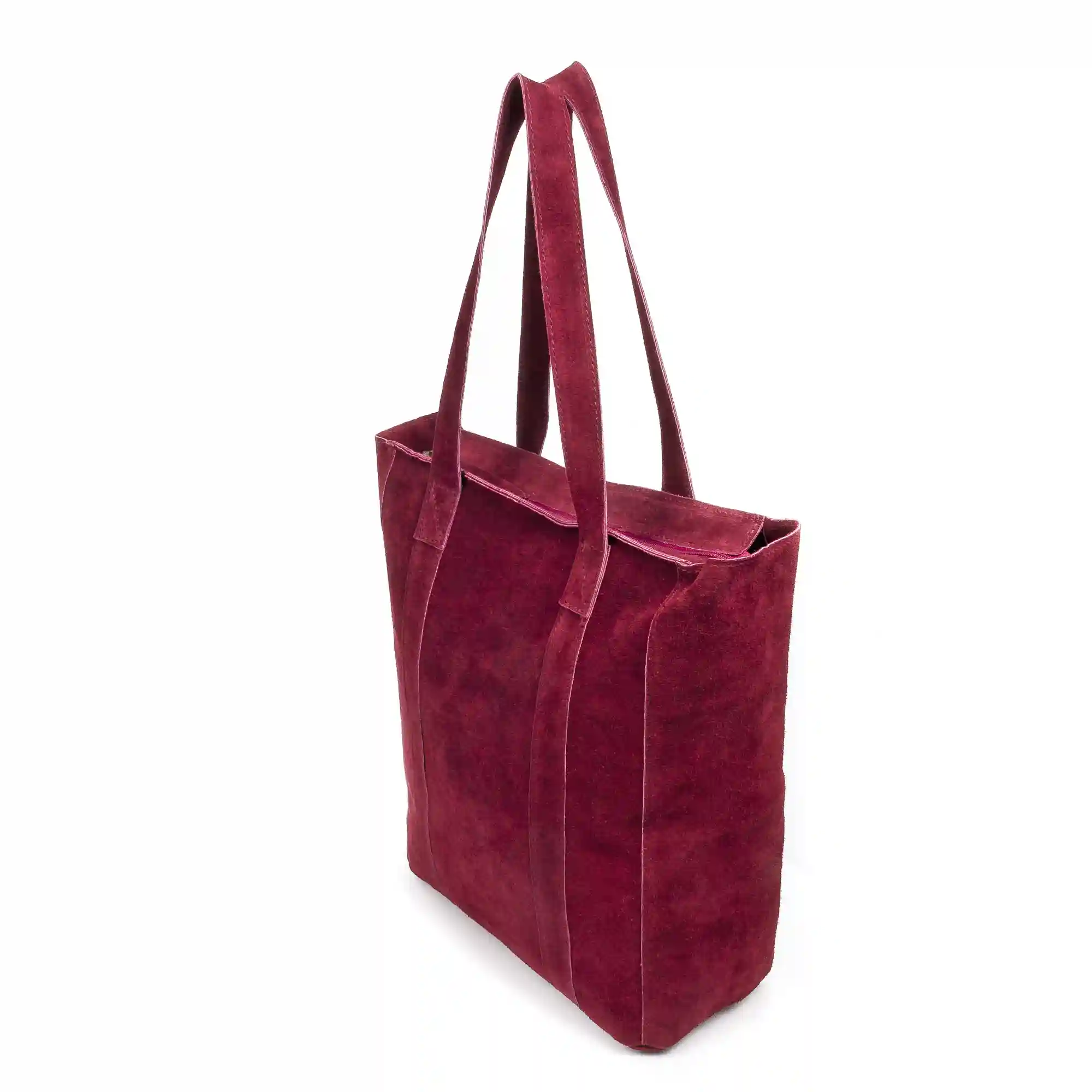 Firenze artegiani Albagiara Bolso Shopper mujer. Piel auténtica Gamuza Descuentos del mes