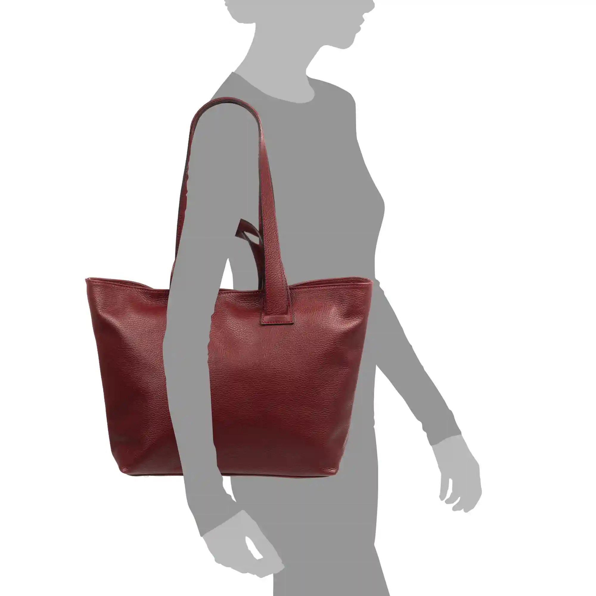 Firenze artegiani Agliè Bolso shopper Mujer. Piel auténtica Dollaro Ofertas especiales