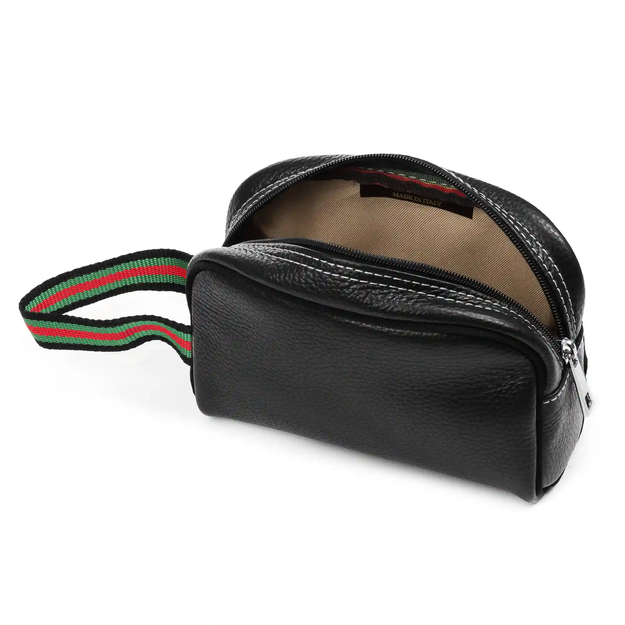 Firenze artegiani Atanasia Organizador de bolso/NECESER Hombre.Piel auténtica Dollaro 2025