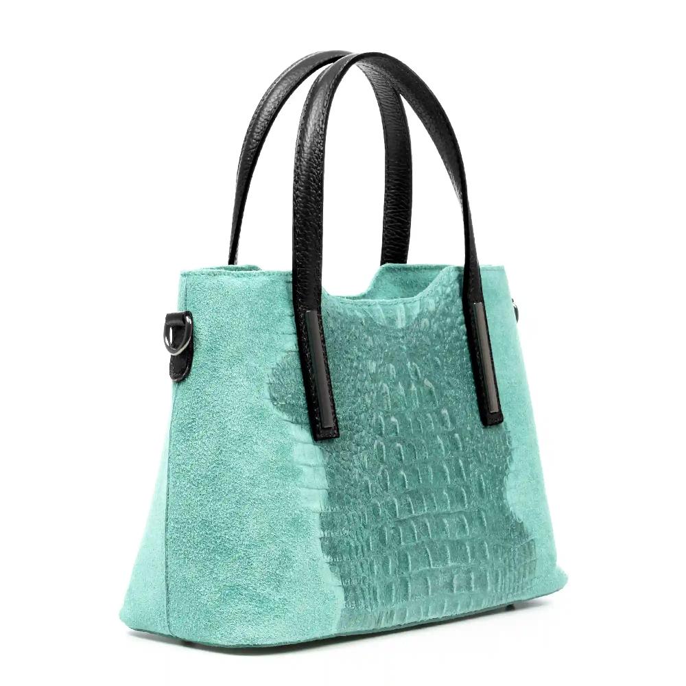 Firenze artegiani Fiesole bolso tote Mujer. Piel auténtica Gamuza Grabado Cocodrilo Los más vendidos
