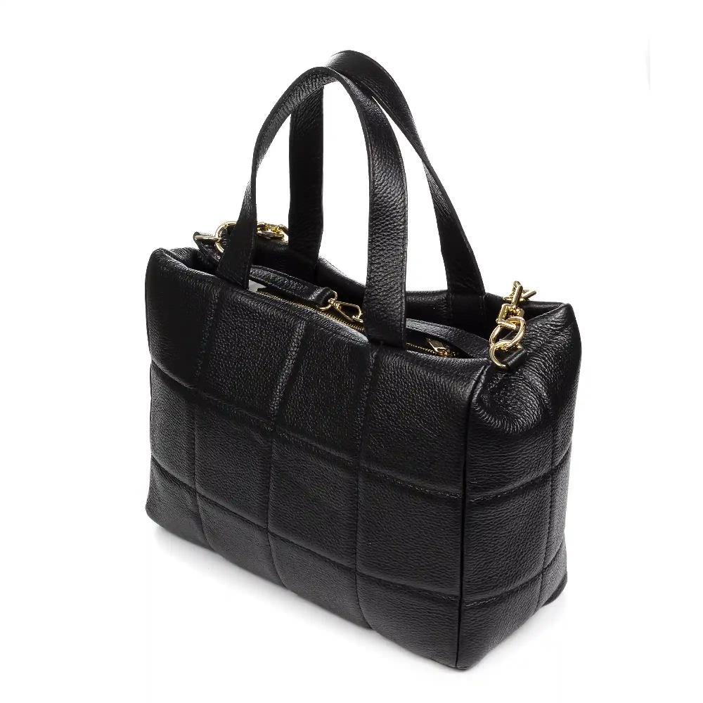 Firenze artegiani Anzi bolso Tote mujer. Piel auténtica acabado Dollaro Descuento