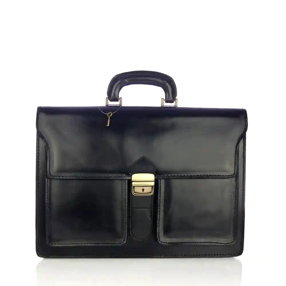 Firenze artegiani Pescara Maletin Unisex.Piel auténtica Vaqueta Envío internacional gratuito
