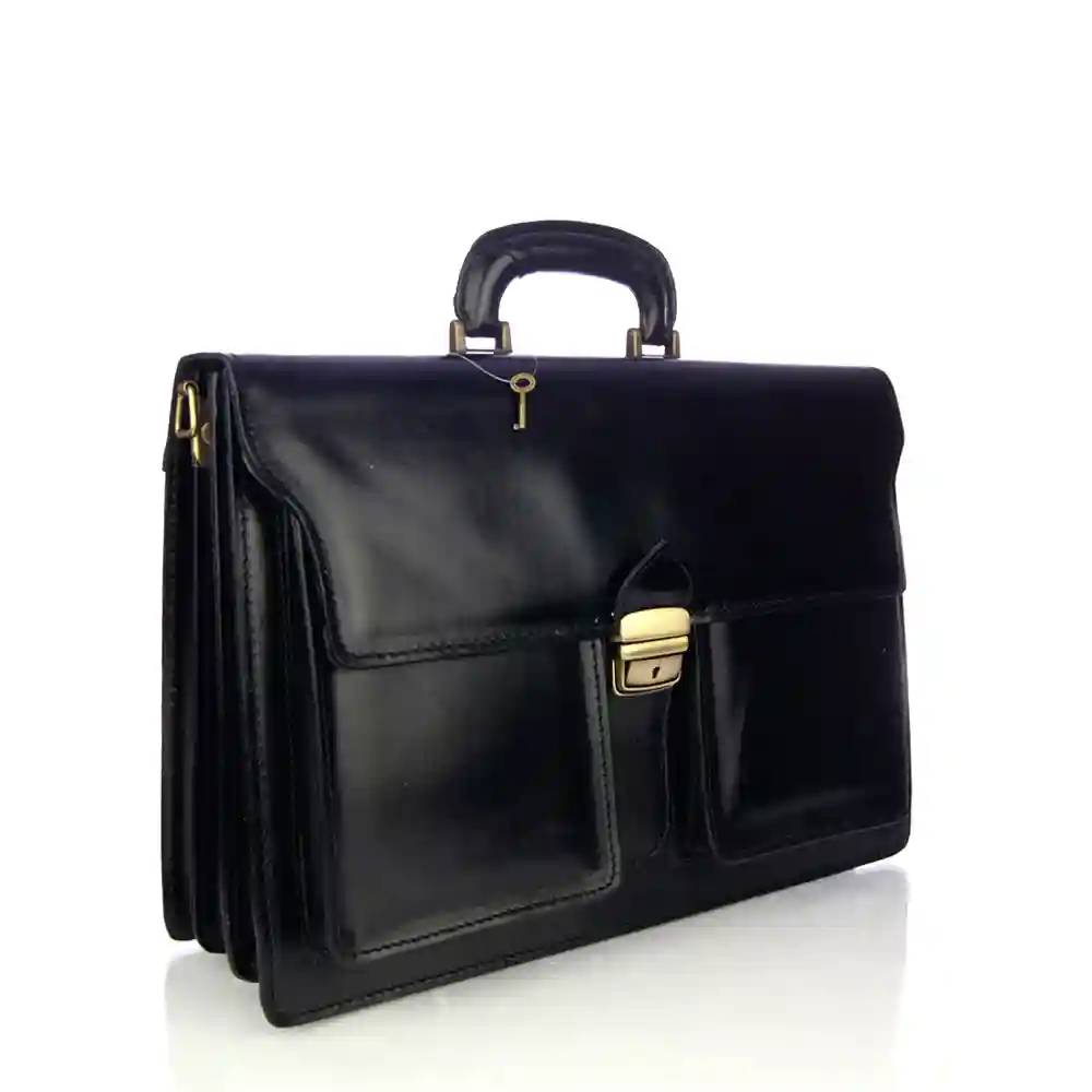 Firenze artegiani Pescara Maletin Unisex.Piel auténtica Vaqueta Envío internacional gratuito