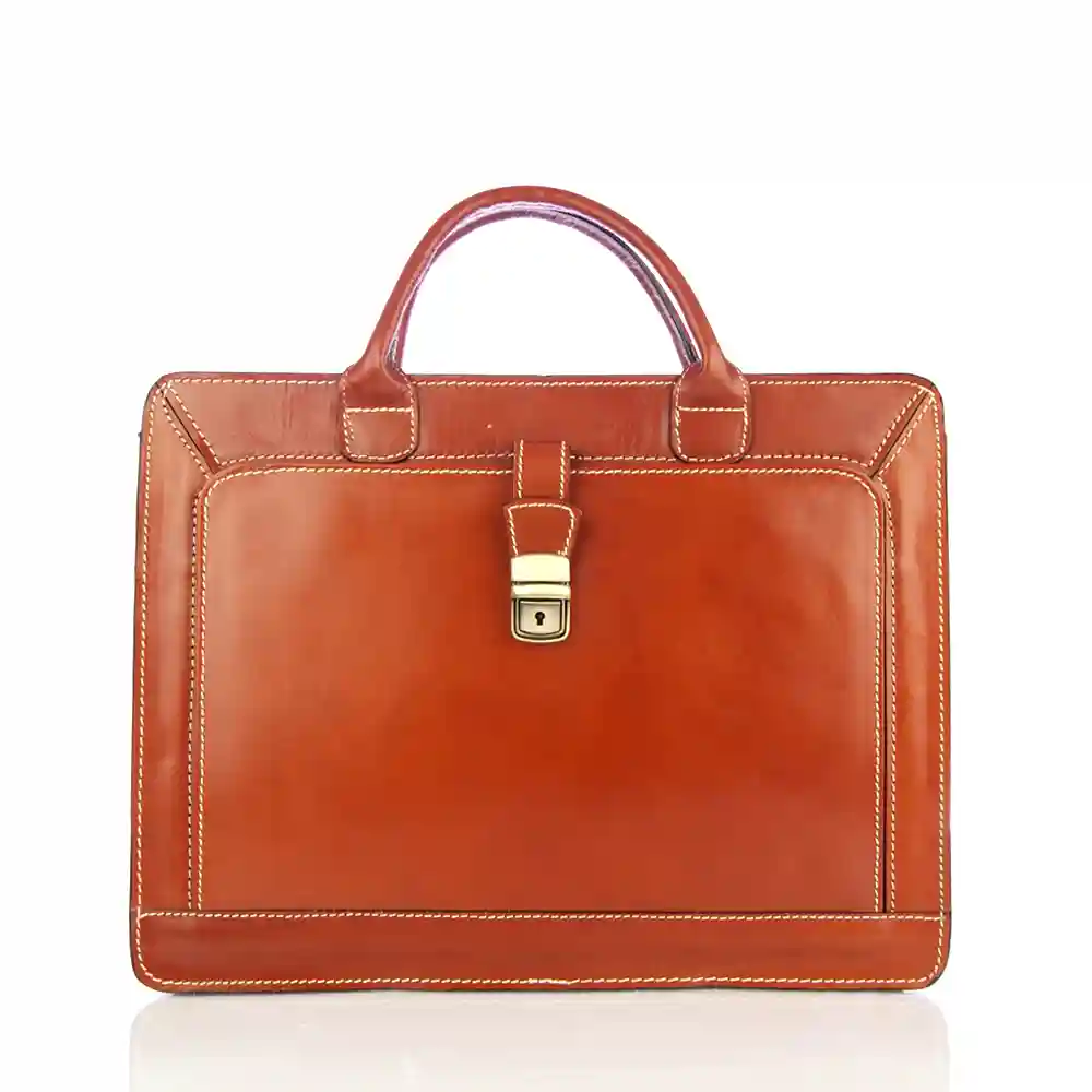 Firenze artegiani Paratico Maletin Unisex.Piel auténtica Vaqueta Ahorra y exporta