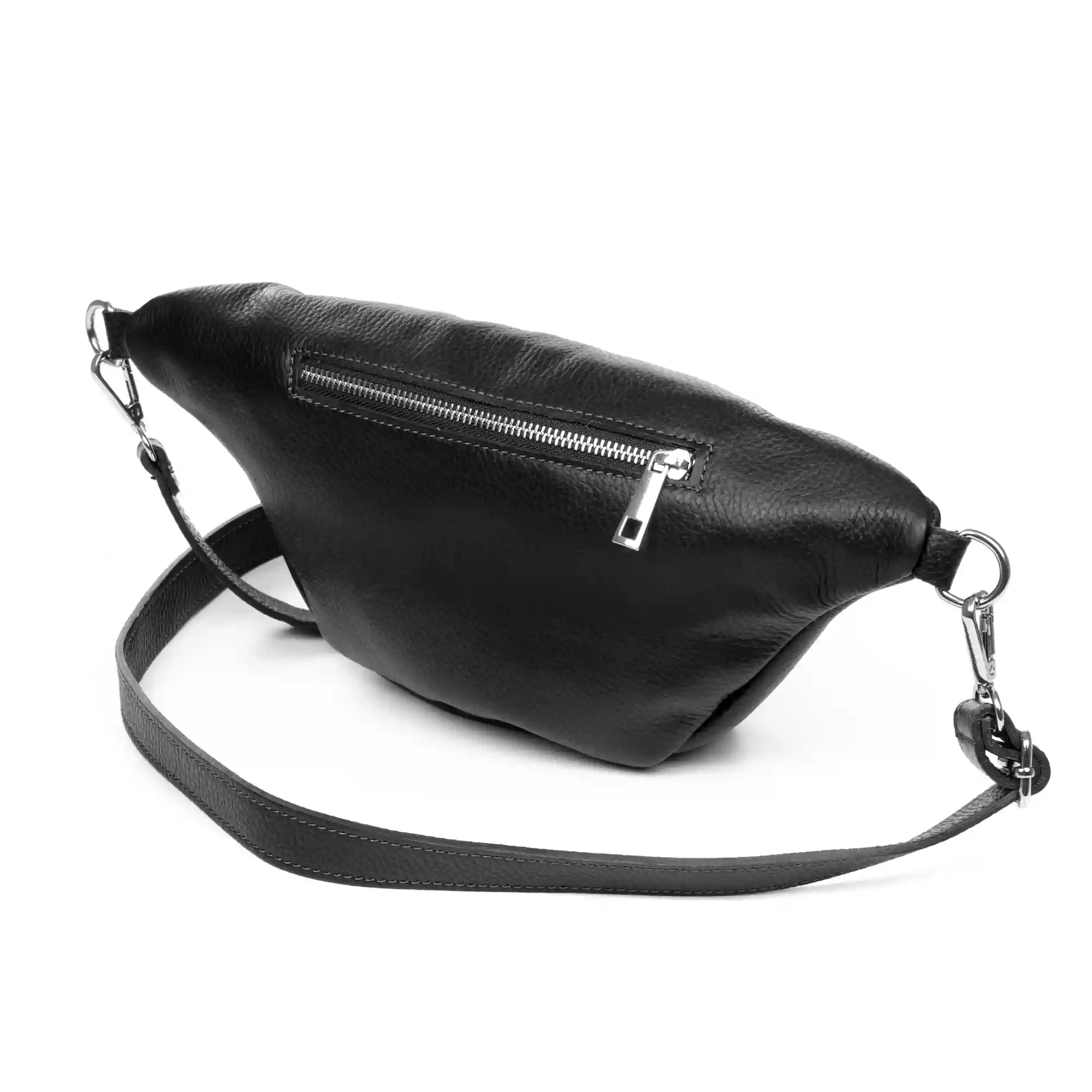 Firenze artegiani Amandola riñonera de moda Unisex. Piel auténtica Dollaro Última moda
