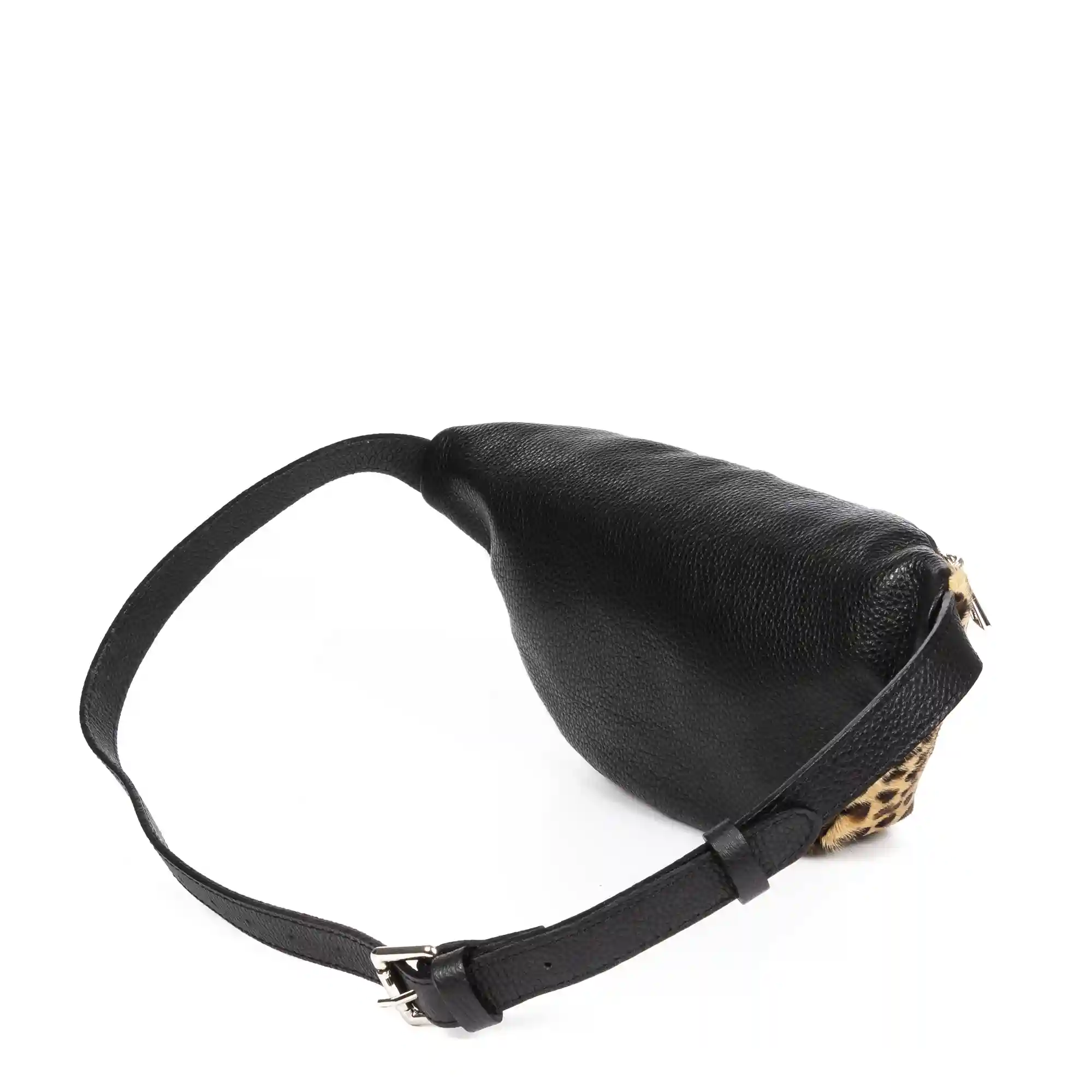 Firenze artegiani Arabela Riñonera de moda Unisex.Piel auténtica Cavallino Leopardo pq Dollaro Devoluciones gratuitas