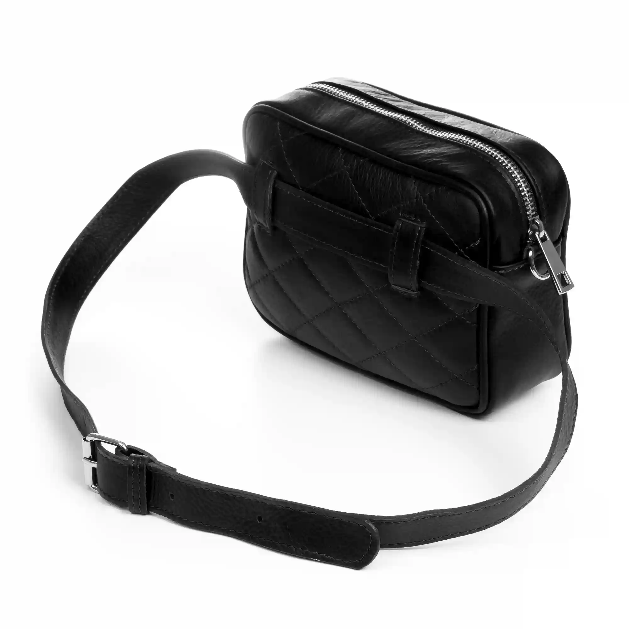 Firenze artegiani Serafina Riñonera de moda Unisex.Piel auténtica Sauvage Acolchado En línea