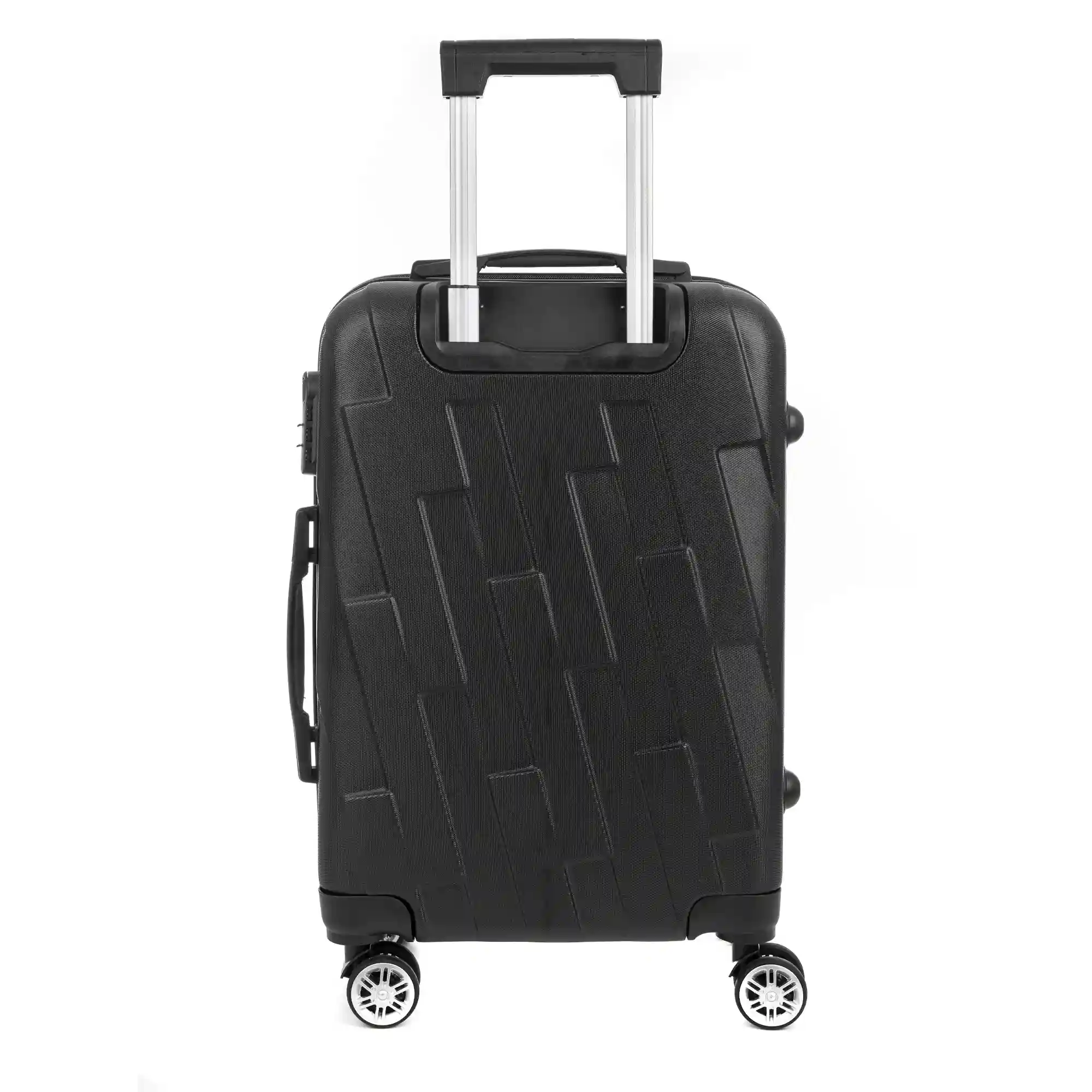 Firenze artegiani Juego de 3 maletas Trolley en material ligero ABS de alta resistencia con esquinas reforzadas. Cerradura numérica y 4 ruedas dobles giratorias 360° Gran oferta