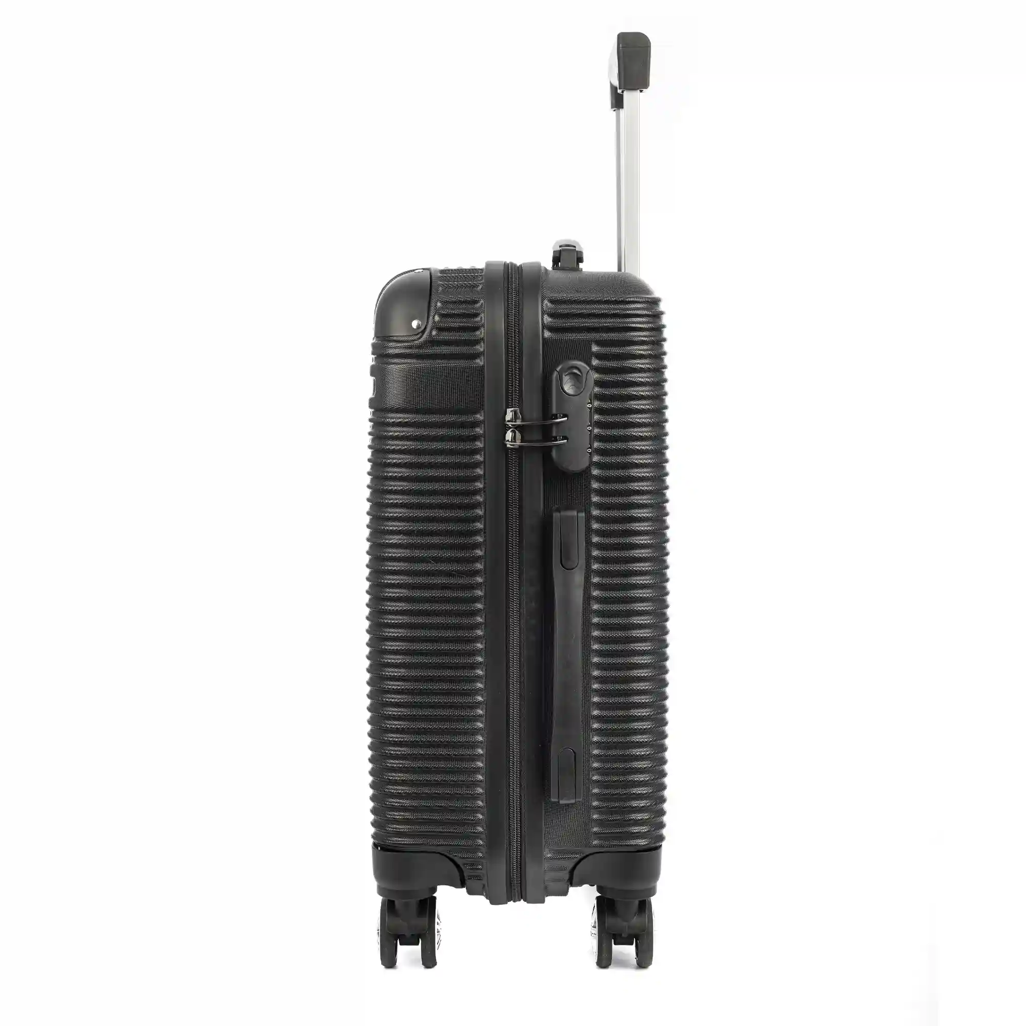 Firenze artegiani Maleta de cabina Trolley en material ligero de ABS de alta resistencia con esquinas reforzadas. Cerradura numérica y 4 ruedas dobles giratorias 360°. 57x36x21 cm Rebajas baratas