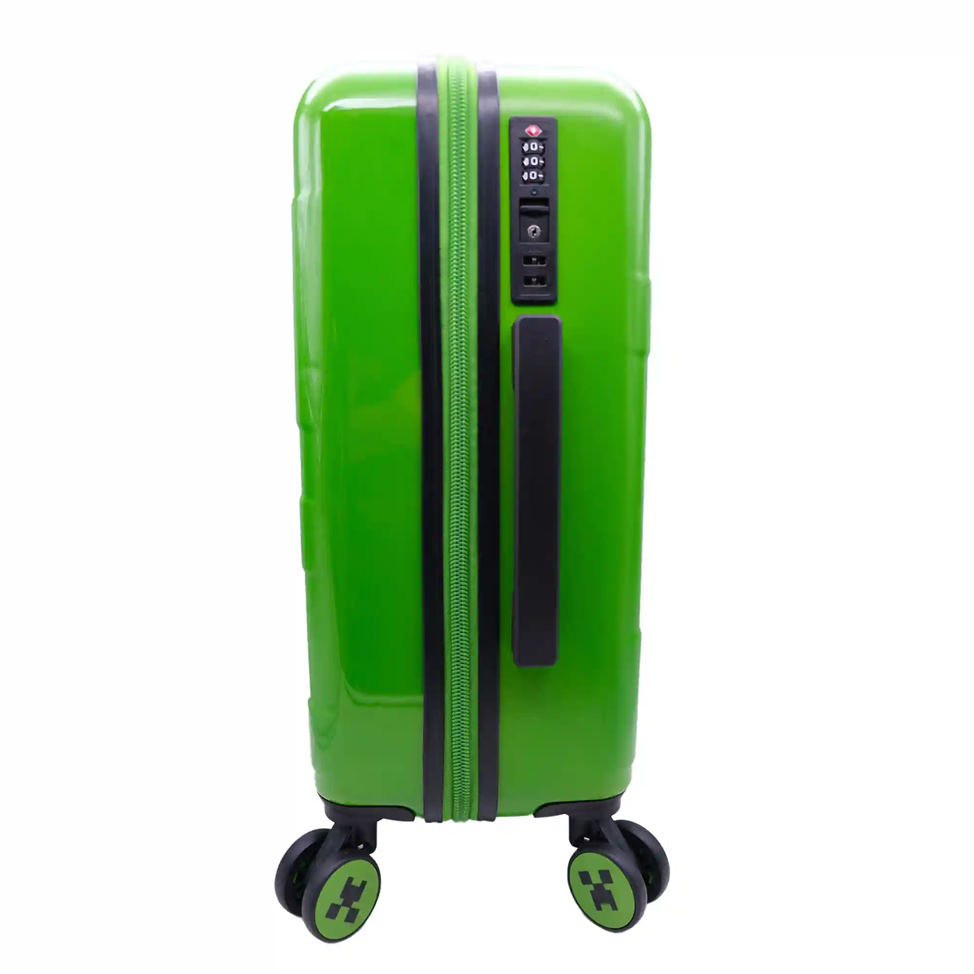 Firenze artegiani Minecraft Trolley Cabina. 4 ruedas Giratorias y multidireccionales. Material policarbonato termoformado con diseño Minecraft. Incluye candado TSA de combinación Descuento