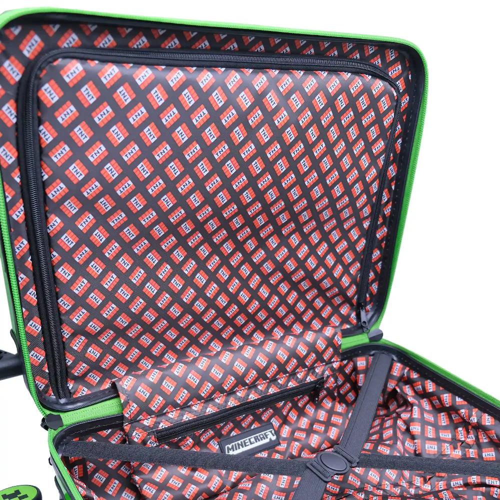 Firenze artegiani Minecraft Trolley Cabina. 4 ruedas Giratorias y multidireccionales. Material policarbonato termoformado con diseño Minecraft. Incluye candado TSA de combinación Descuento