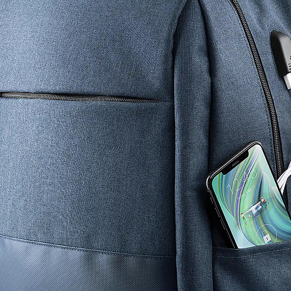Firenze artegiani Mochila Trolley Conexión USB. Bolsillo Acolchado para Portátil. Cintas Acolchadas COMPRAR AHORA