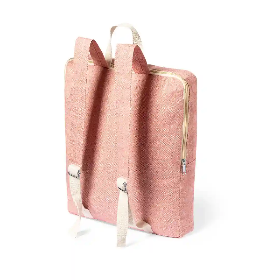 Firenze artegiani Mochila de línea nature en suave material 100% algodón orgánico ÚLTIMAS EDICIONES