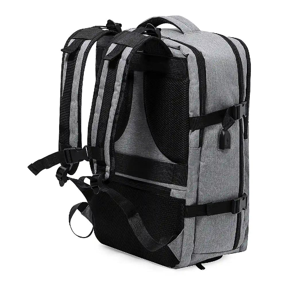 Firenze artegiani Mochila viaje conexión USB. Acolchada. Bolsillo Acolchado para Portátil. Compartimento Portazapatos Precio de fábrica