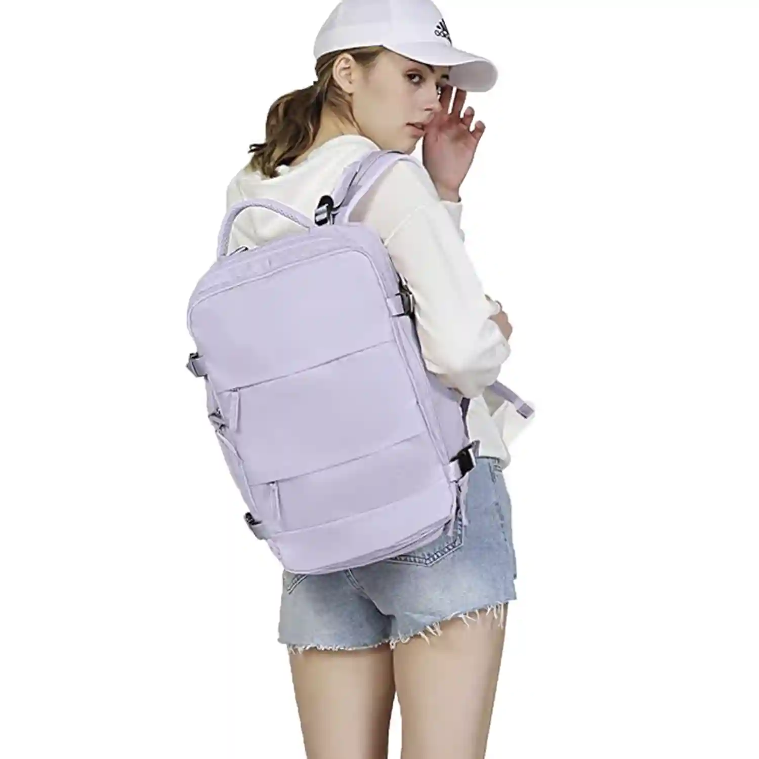 Firenze artegiani Mochila cabina viaje de gran capacidad con multicompartimento (calzado ropa portátil) Liquidación