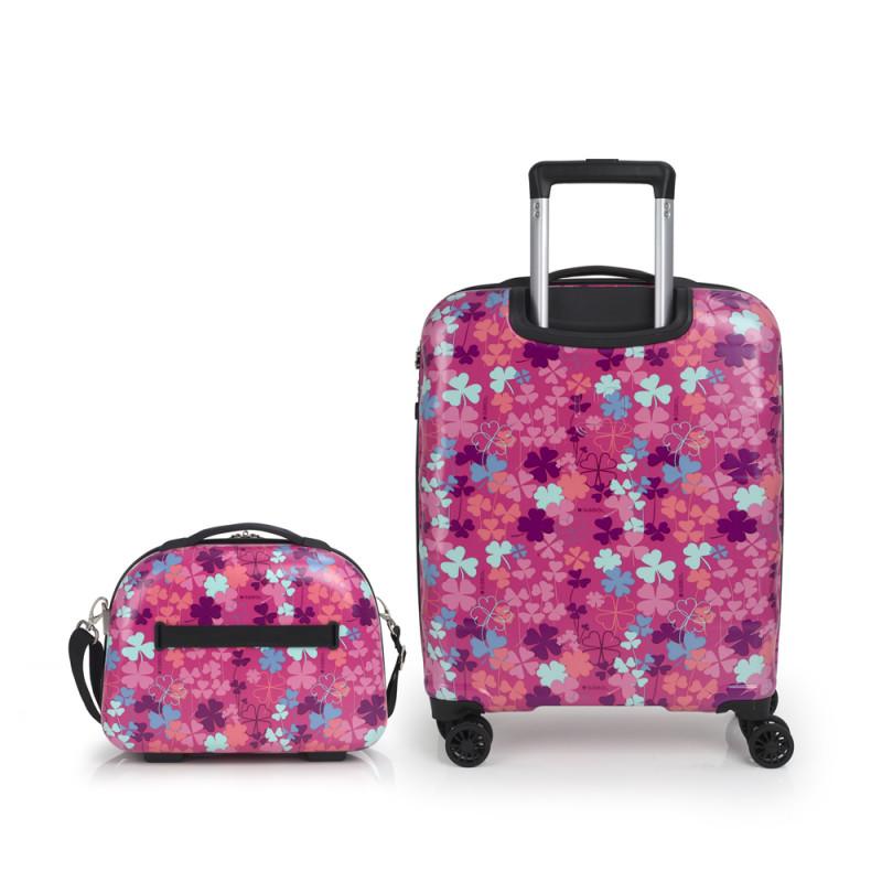 Gabol Juego de maleta de cabina y neceser CLOVER En oferta