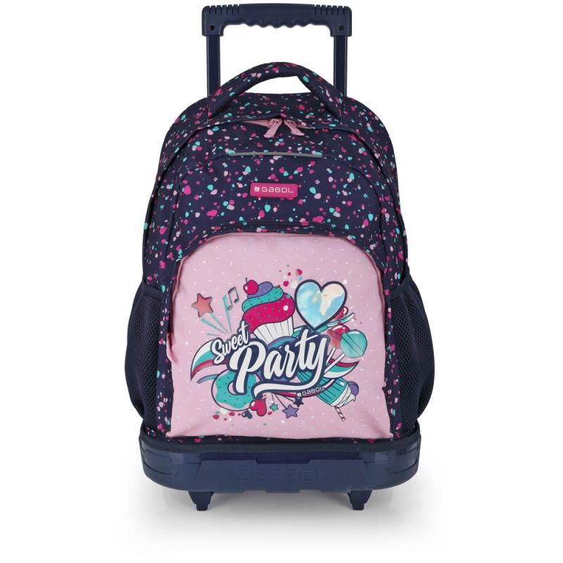 Gabol Mochila con ruedas desmontable PARTY