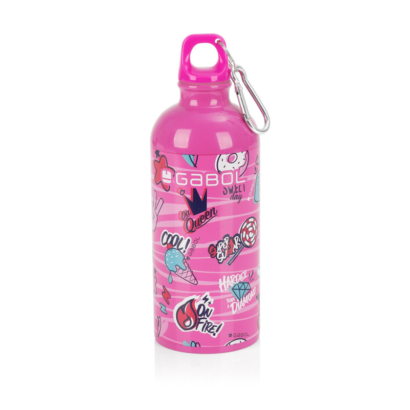Gabol Botella de acero inoxidable STICKER Última moda