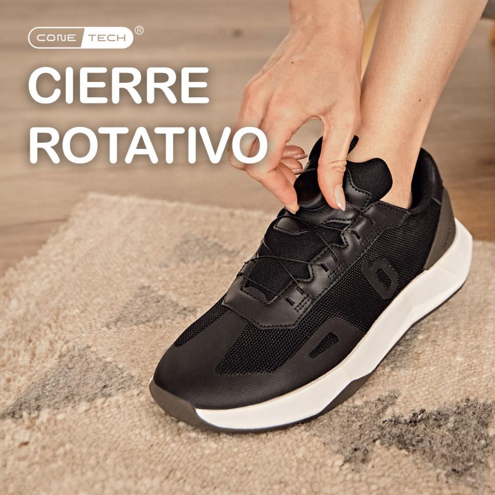Garvalin Deportivos negros unisex mujer y hombre 24205-A054 Outlet