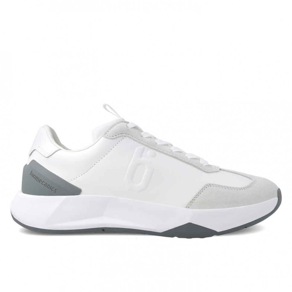 Garvalin Deportivos de piel blanca para mujer 24201-B800