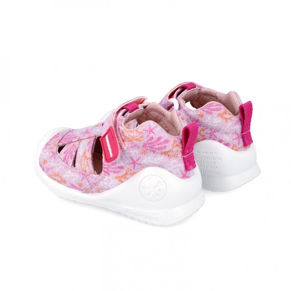 Garvalin Sandalias lona primeros pasos niña 242181-A Precio de fábrica