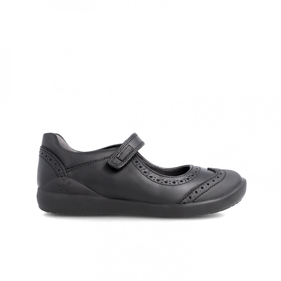 Garvalin Zapatos colegiales negros para niña 191110-A054 Oferta especial