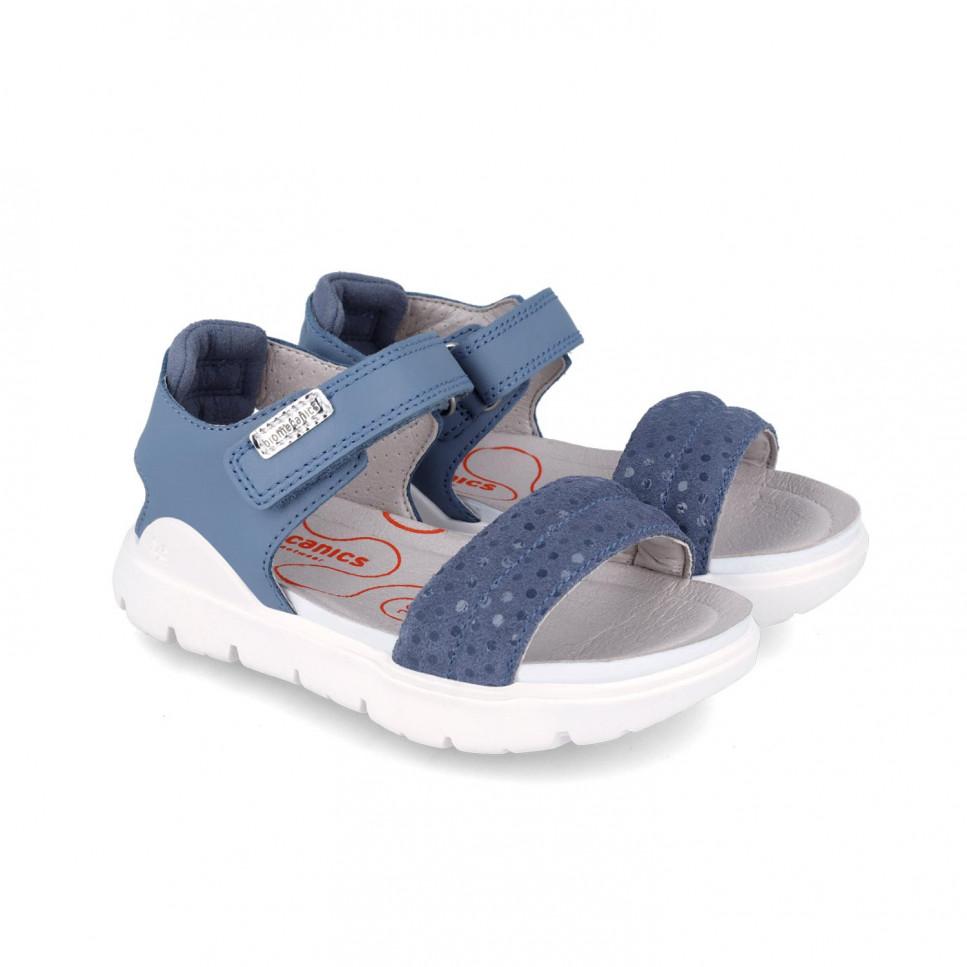 Garvalin Sandalias de suela gruesa azules de niña 242273-A