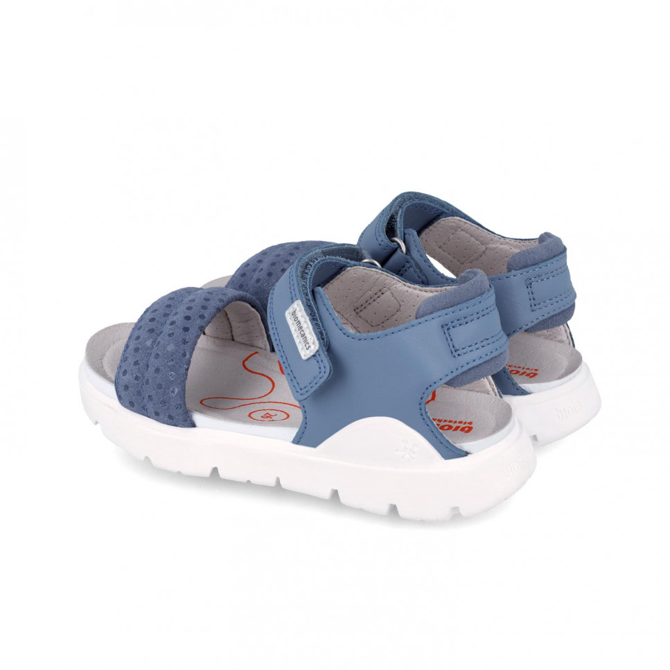 Garvalin Sandalias de suela gruesa azules de niña 242273-A Oferta especial de fábrica