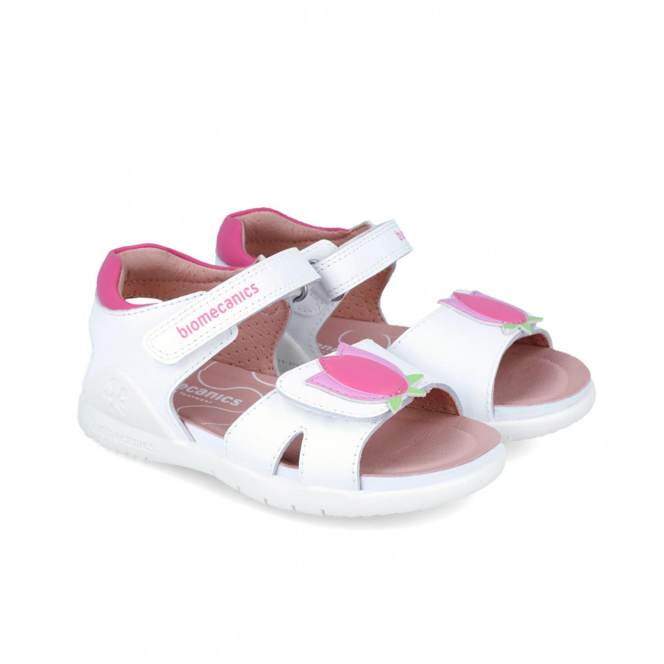 Garvalin Sandalias blancas de niña 242237-A