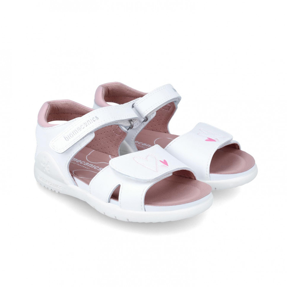 Garvalin Sandalias blancas niña 242233-B