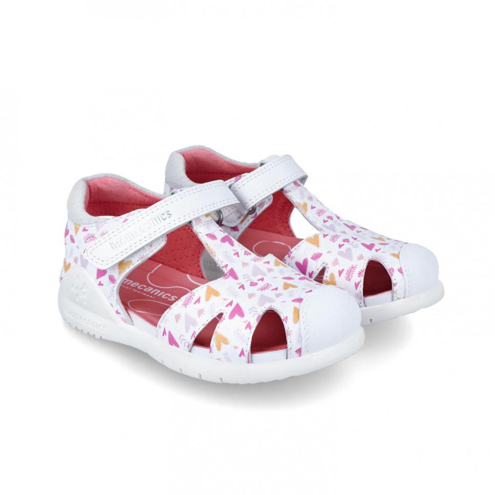 Garvalin Sandalias blancas niña 242231-B