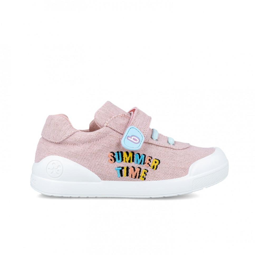 Garvalin Zapatillas de lona rosa para niña 242295-C Precios de Black Friday