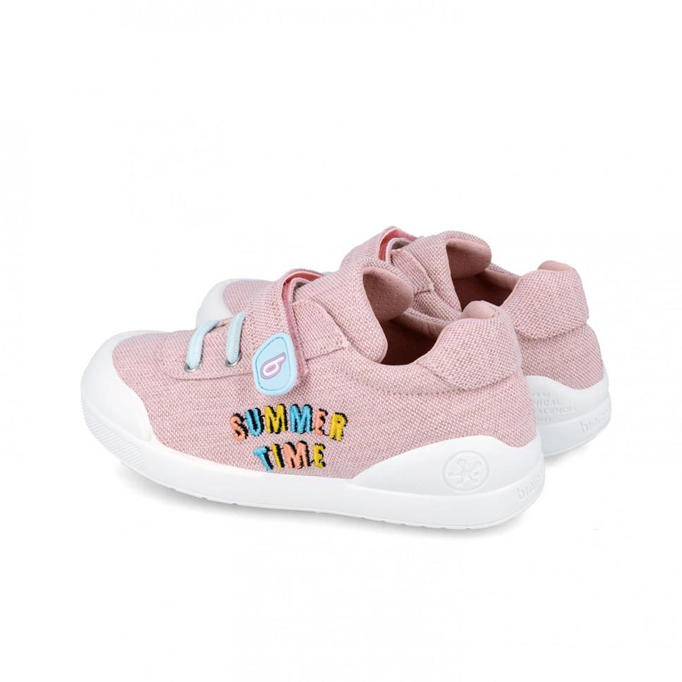 Garvalin Zapatillas de lona rosa para niña 242295-C Precios de Black Friday
