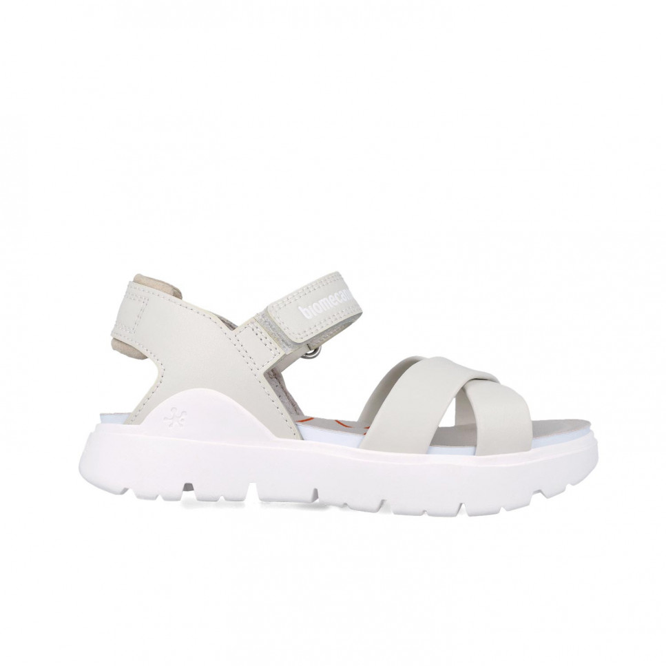 Garvalin Sandalias de tiras blancas para niña 242274-C Precio ultrabajo