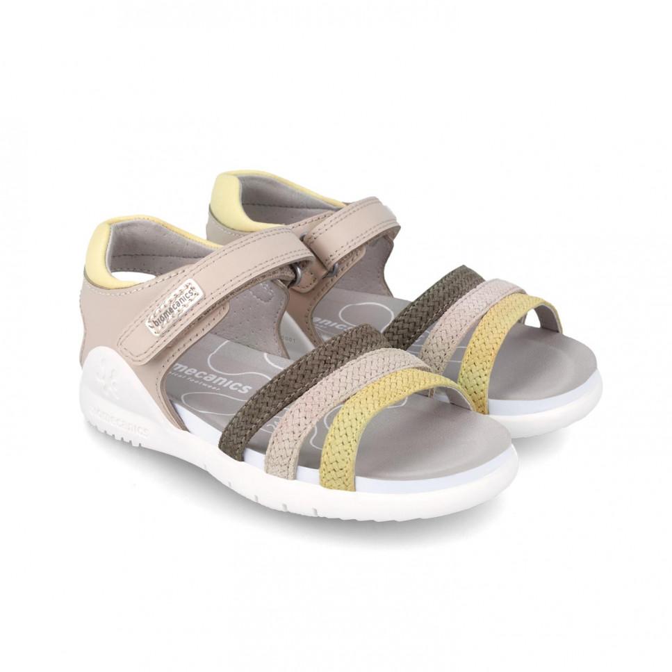 Garvalin Sandalias verde multicolor de niña 242242-A