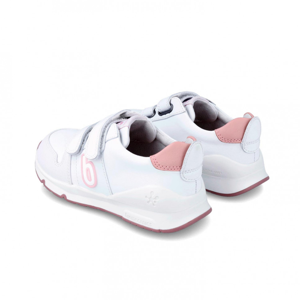 Garvalin Deportivo colegial blanco y rosa 231005-B Rebajas top
