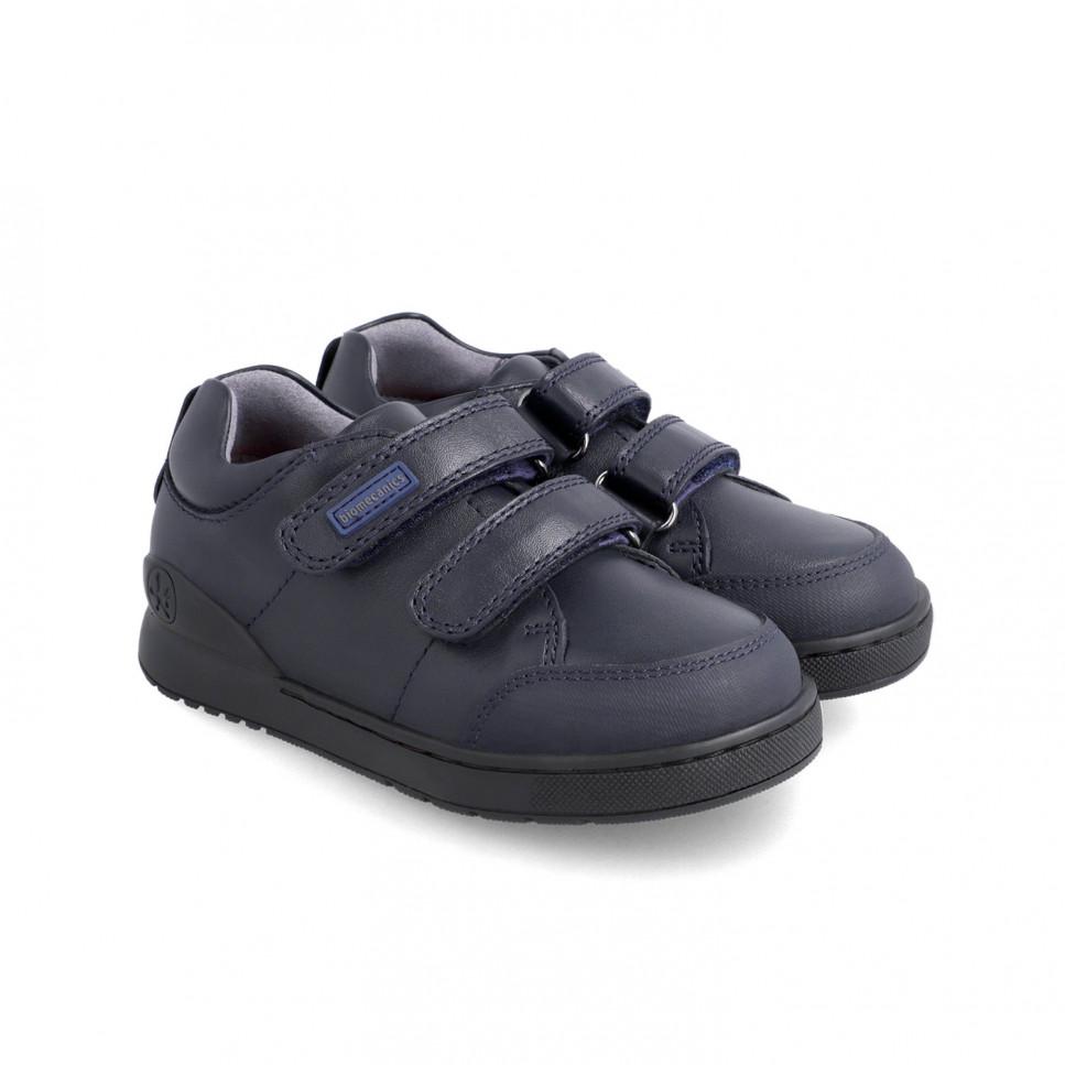 Garvalin Zapatos colegiales para niño azules 201101-B089